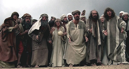 The devotees (from 'The Life of Brian')