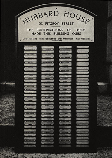 Hubbard House plaque